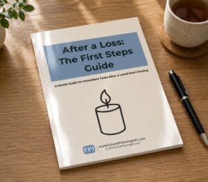 After a Loss First Steps Guide printable resource